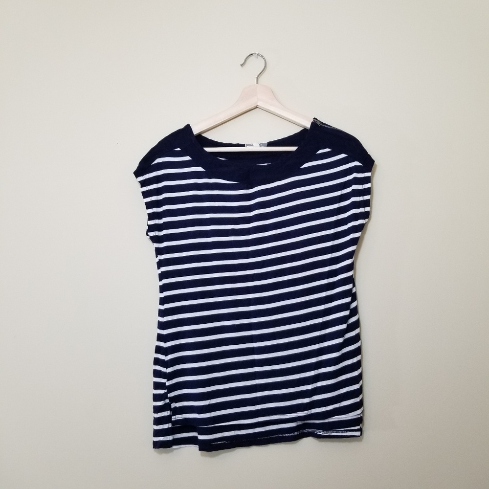 🛍PLEIONE Zippered Nautical Shirt